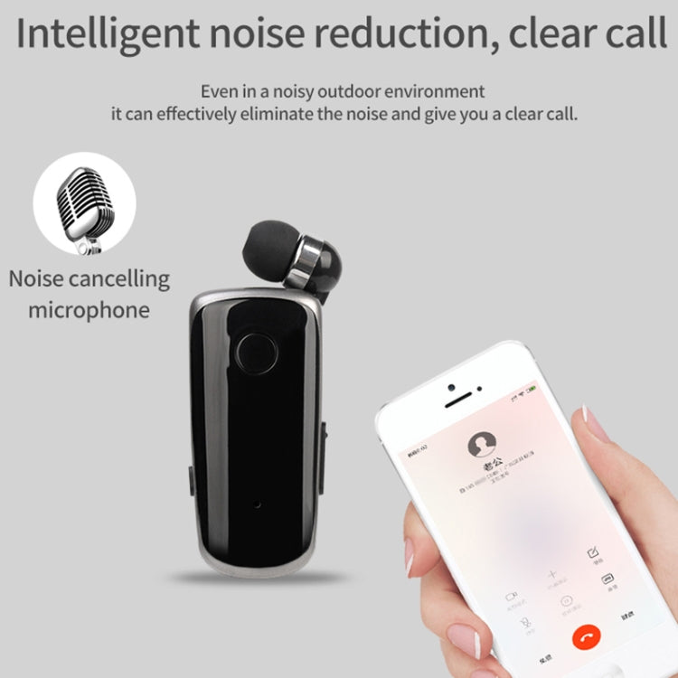 Auricolare Bluetooth senza fili K39 Chip CSR DSP In-Ear Vibrating Alert Wear Clip Auricolare vivavoce, BLACK, WHITE, BLUE, ROSE RED