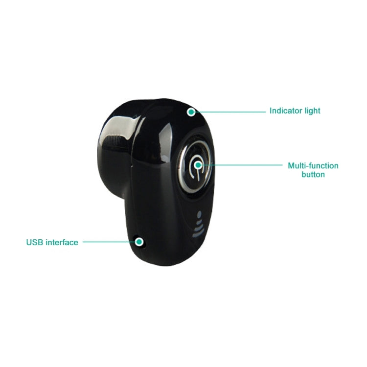 S650 Base di ricarica di seconda generazione Mini auricolare Bluetooth Auricolari wireless Business Auricolari in-ear vivavoce invisibili con microfono