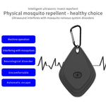Repellente per zanzare da esterno Repellente per insetti ad ultrasuoni portatile Insetticida Ricarica USB Conversione di frequenza intelligente, Black, White
