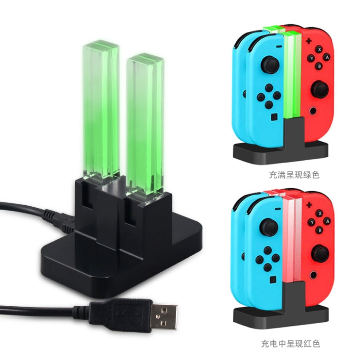 DOBE TNS-875 Caricabatterie Dock Stazione di ricarica Supporto per Nintendo Switch Joy-Con, TNS-875