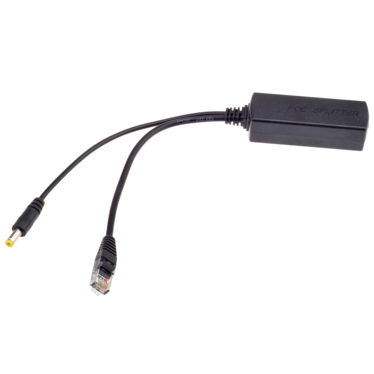 Splitter Power Over Ethernet Ingresso 48 V e uscita 12 V Adattatore splitter PoE 48 V, consente alla telecamera IP 12 V CC di diventare telecamera POE, Power Over Ethernet Splitter