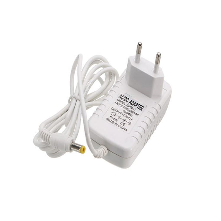 AC100 -240V / DC12V 2A Connettore CC per adattatore di alimentazione 5,5 x 2,1 mm per striscia luminosa a LED, EU, US