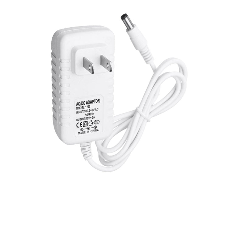 AC100 -240V / DC12V 2A Connettore CC per adattatore di alimentazione 5,5 x 2,1 mm per striscia luminosa a LED, EU, US