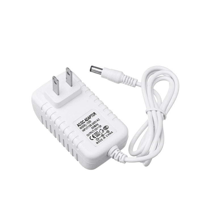 AC100 -240V / DC12V 2A Connettore CC per adattatore di alimentazione 5,5 x 2,1 mm per striscia luminosa a LED, EU, US