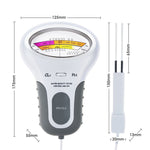Tester pH e cloro per qualità acqua piscina 20cm