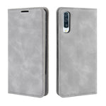 Custodia in pelle con ventosa magnetica per affari in pelle retrò con supporto per borsa-mandrino per Galaxy A50, For Galaxy A50
