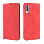 Custodia in pelle con ventosa magnetica per affari in pelle retrò con supporto per borsa-mandrino per Galaxy A50, For Galaxy A50