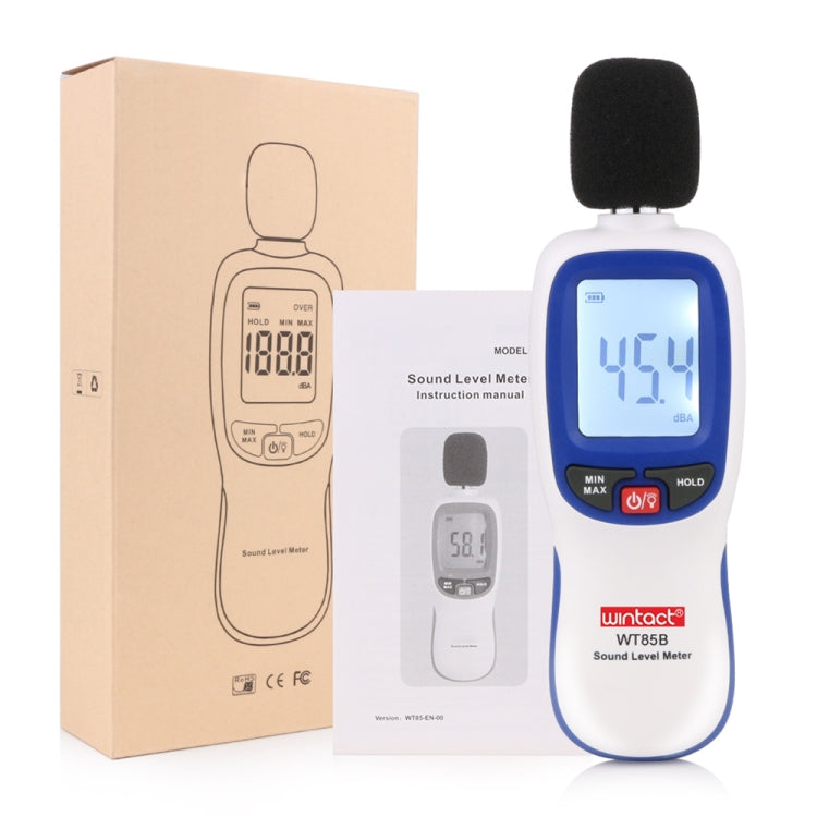 Misuratore di livello sonoro digitale WT85B 30-130 dBA