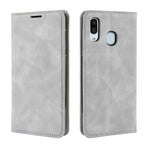 Custodia in pelle con ventosa magnetica per affari in pelle retrò con supporto per borsa-mandrino per Galaxy A30, For Galaxy A30