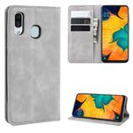 Custodia in pelle con ventosa magnetica per affari in pelle retrò con supporto per borsa-mandrino per Galaxy A30, For Galaxy A30