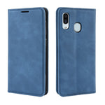 Custodia in pelle con ventosa magnetica per affari in pelle retrò con supporto per borsa-mandrino per Galaxy A30, For Galaxy A30