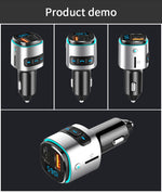 Lettore MP3 multifunzione BC41, ricevitore Bluetooth, caricatore USB, accendisigari per auto, BC41