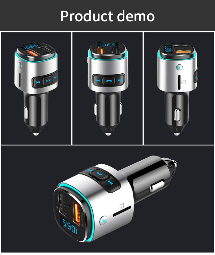 Lettore MP3 multifunzione BC41, ricevitore Bluetooth, caricatore USB, accendisigari per auto, BC41