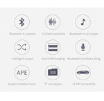 Lettore MP3 multifunzione BC41, ricevitore Bluetooth, caricatore USB, accendisigari per auto, BC41