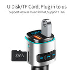 Lettore MP3 multifunzione BC41, ricevitore Bluetooth, caricatore USB, accendisigari per auto, BC41