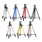 Telefono portatile Live Selfie 3366 Supporto per treppiede DV SLR Fotocamera Autoscatto Staffa a luce completa, 3366 1.4m