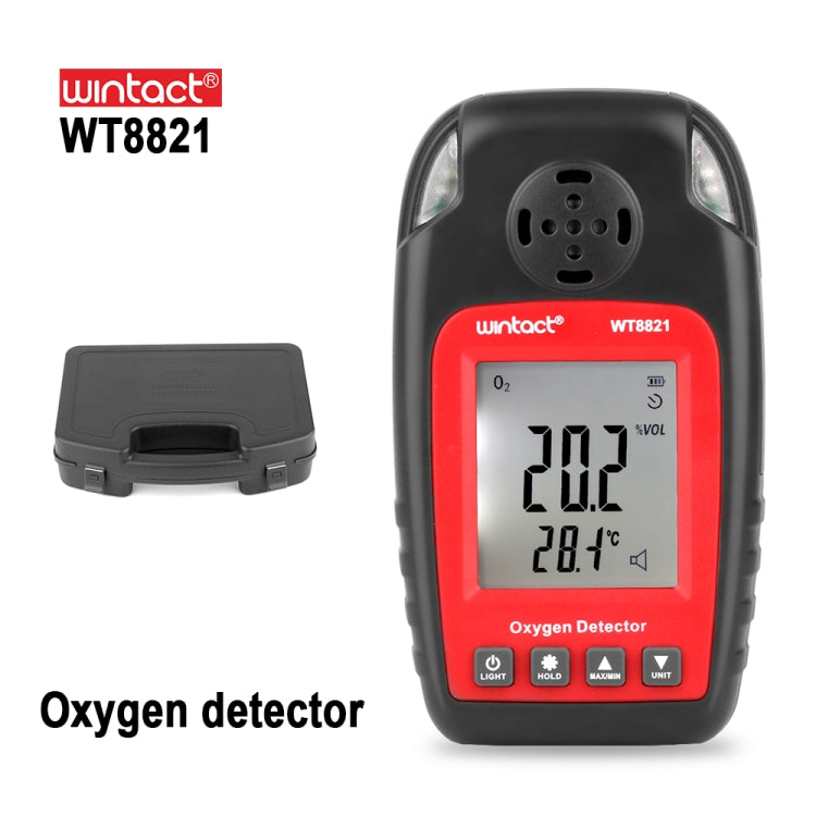 Rilevatore di ossigeno WT8821 sensore gas O2