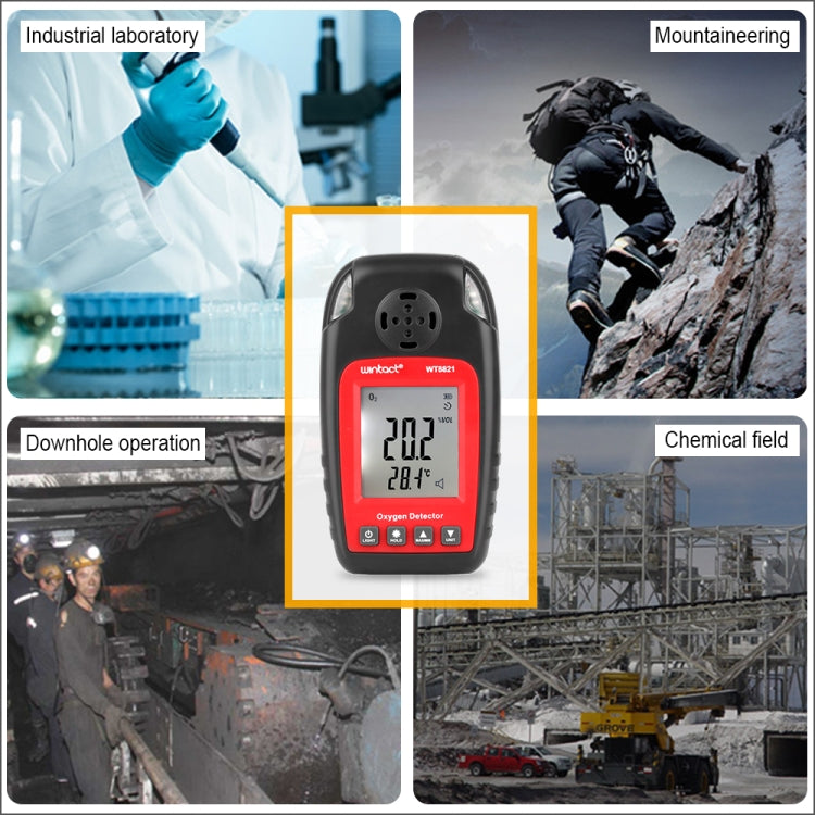 Rilevatore di ossigeno WT8821 sensore gas O2