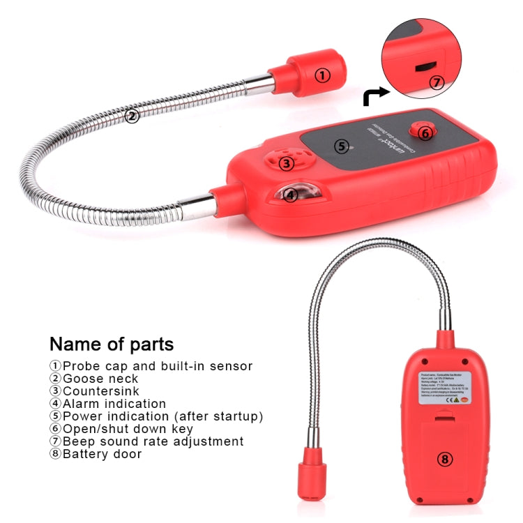 Rilevatore allarme gas combustibile WT8820 per casa