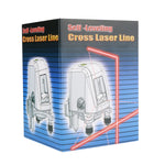 Livella laser 3D autolivellante con 2 linee laser orizzontali e v