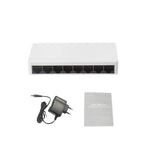 Mini switch Fast Ethernet a 8 porte 10/100 Mbps