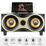 Altoparlante Bluetooth X6 portatile in legno