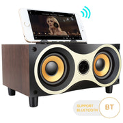 Altoparlante Bluetooth X6 in legno portatile