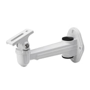 Supporto per montaggio a parete CCTV Staffa in alluminio metallizzato argento per interni ed esterni per telecamera bullet Accessori per staffa per telecamera IP