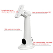 Supporto per montaggio a parete CCTV Staffa in alluminio metallizzato argento per interni ed esterni per telecamera bullet Accessori per staffa per telecamera IP