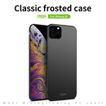 MOFI Frosted PC Custodia rigida ultrasottile per, For iPhone 11 Pro, For iPhone 11 Pro Max, For iPhone 11, Huawei Nova 5i Pro