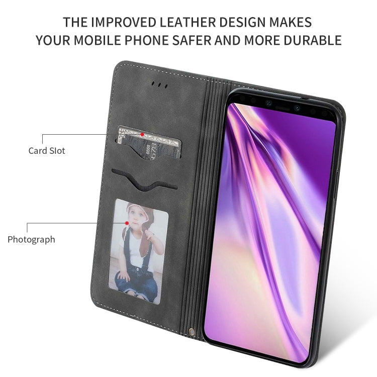 Retro Skin Feel Business Custodia in pelle a vibrazione orizzontale magnetica per Google Pixel 4XL, For Google Pixel 4XL