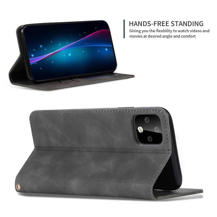 Retro Skin Feel Business Custodia in pelle a vibrazione orizzontale magnetica per Google Pixel 4XL, For Google Pixel 4XL