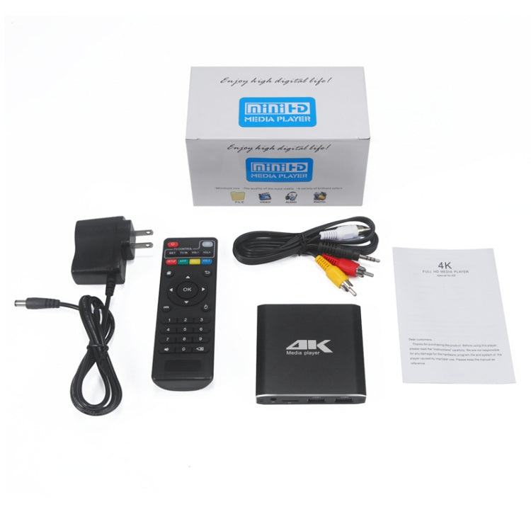 Lettore multimediale 4K HD con HDMI e USB