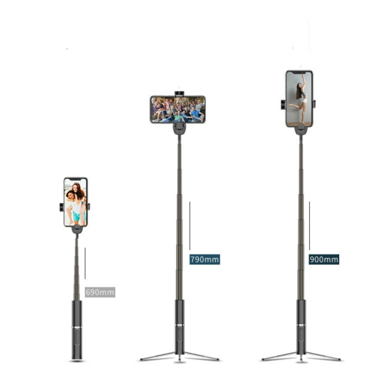 Selfie stick Bluetooth telescopico in alluminio 90 cm