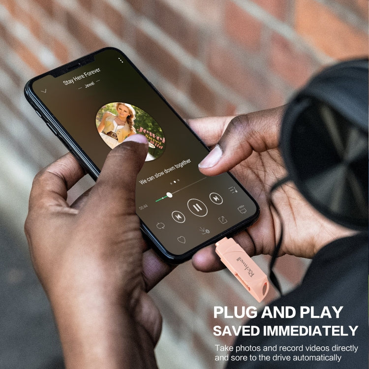 Richwell DXZ64 USB Flash Disk 64G 3 in 1 Micro USB + 8 pin + USB 3.0 compatibile con iPhone e IOS