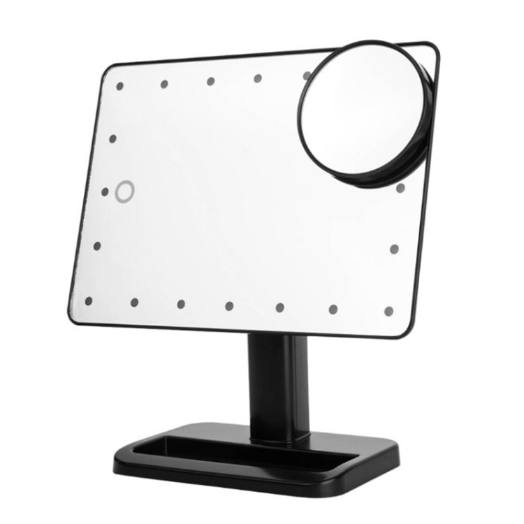 Specchio portatile con sensore tattile a LED con luce di riempimento da tavolo