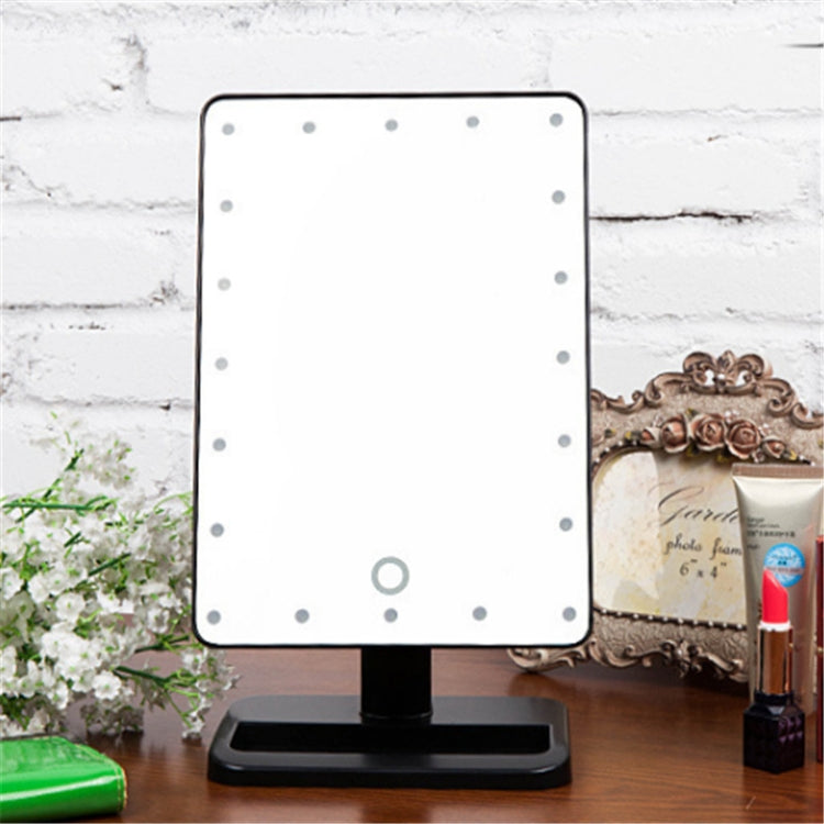 Specchio portatile con sensore tattile a LED con luce di riempimento da tavolo