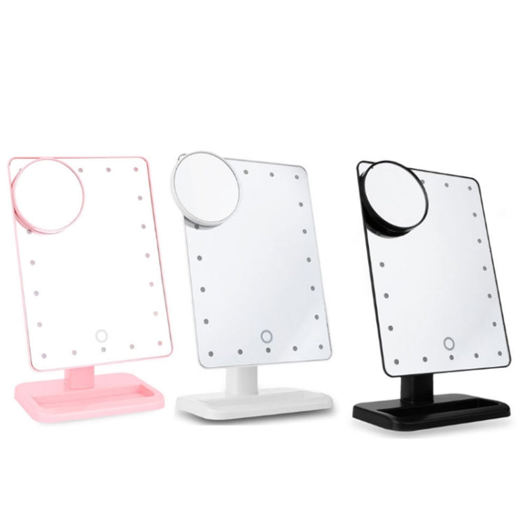 Specchio portatile con sensore tattile a LED con luce di riempimento da tavolo