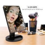 Specchio portatile con sensore tattile a LED con luce di riempimento da tavolo