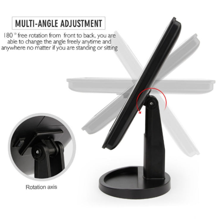 Specchio portatile con sensore tattile a LED con luce di riempimento da tavolo