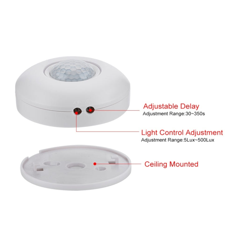 Interruttore sensore movimento PIR 12V 360° per LED