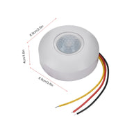 Interruttore sensore movimento PIR 12V 360° per LED