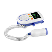 A100D Digitale Doppler Fetale Ad Ultrasuoni Rilevatore di Battito Cardiaco Del Bambino Monitor Stetoscopio Doppler Fetale Tascabile Prenatale Ricaricabile