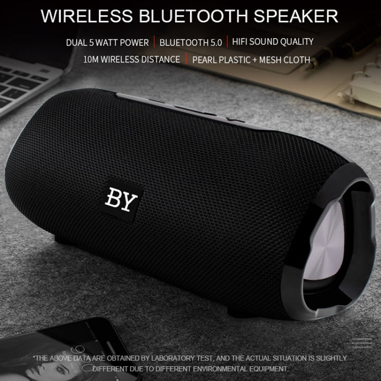 BY Altoparlante Bluetooth portatile Altoparlante wireless impermeabile Sistema audio surround per musica stereo 3D Altoparlanti esterni Supporto TF AUX