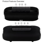 BY Altoparlante Bluetooth portatile Altoparlante wireless impermeabile Sistema audio surround per musica stereo 3D Altoparlanti esterni Supporto TF AUX