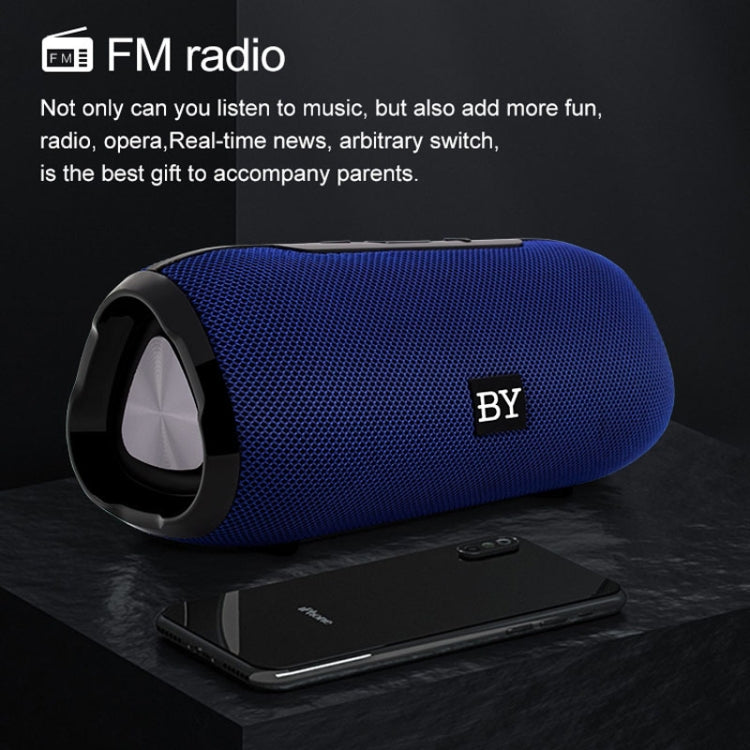 BY Altoparlante Bluetooth portatile Altoparlante wireless impermeabile Sistema audio surround per musica stereo 3D Altoparlanti esterni Supporto TF AUX