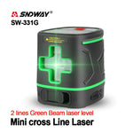 Livello laser SNDWAY SW-331G 360° fascio verde autolivellante