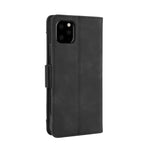 Custodia in pelle modello pelle di vitello stile portafoglio per iPhone XIR 2019, con slot per schede separato, For iPhone 11