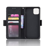 Custodia in pelle modello pelle di vitello stile portafoglio per iPhone XIR 2019, con slot per schede separato, For iPhone 11