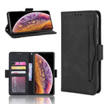 Custodia in pelle modello pelle di vitello stile portafoglio per iPhone XIR 2019, con slot per schede separato, For iPhone 11